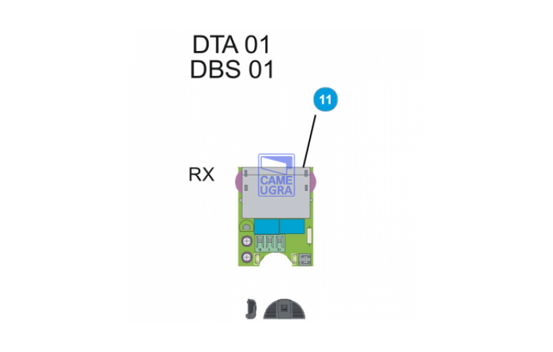 Плата RX DTA01 DBS01